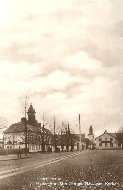Hedemora, Stora Torget, Rådhuset, Kyrkan Hedemora, Stora Torget, Rådhuset, Kyrkan