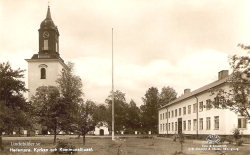 Hedemora, Kyrkan och Kommunalhuset Hedemora, Kyrkan och Kommunalhuset