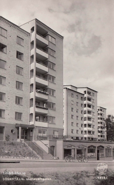 Södertälje Mariekällsgatan 1955 Södertälje Mariekällsgatan 1955
