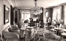 Interiör av salong, Jahobsbergs Vilohem, Södertälje 1950 Interiör av salong, Jahobsbergs Vilohem, Södertälje 1950