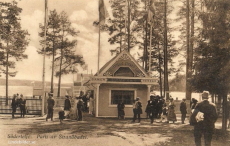 Södertelje. Parti av Strandbadet