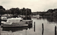Södertälje, Parti av Saltsjöhamnen 1956 Södertälje, Parti av Saltsjöhamnen 1956