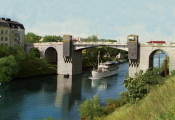 Södertälje, Klaffbron 1962 Södertälje, Klaffbron 1962