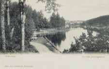 Södertelje, Vy från Jernvägsbron 1903 Södertelje, Vy från Jernvägsbron 1903