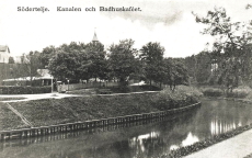 Södertelje, Kanalen och Badhuskafeet Södertelje, Kanalen och Badhuskafeet