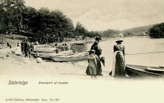 Södertelge, Strandparti af Kanalen 1903 Södertelge, Strandparti af Kanalen 1903