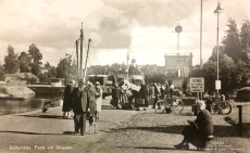 Södertälje, Parti vid Slussen Södertälje, Parti vid Slussen