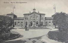 Örebro, Norra Järnvägsstation 1913 Örebro, Norra Järnvägsstation 1913