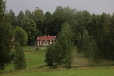 Ett hus efter vägen