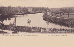 Bångbro Kanalen och Disponentbostället 1907