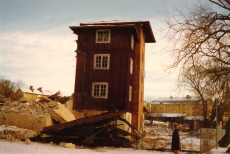 Lindesberg, Bodgatan, Ångbryggeriet rivs