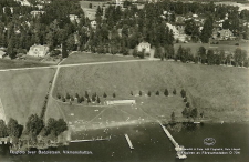 Hedemora, Flygfoto över Badplatsen, Vikmanshyttan