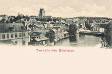Eskilstuna, Torshälla från Holmberget 1904 Eskilstuna, Torshälla från Holmberget 1904