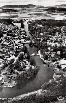 Eskilstuna, Flygfoto över Torshälla 1934 Eskilstuna, Flygfoto över Torshälla 1934