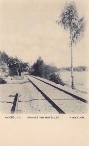 Kvicksund, Anhalt vid Hotellet, Nyckelön 1902 Kvicksund, Anhalt vid Hotellet, Nyckelön 1902
