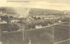Filipstad, Jernverket från Kyrktornet, Nykroppa 1909 Filipstad, Jernverket från Kyrktornet, Nykroppa 1909