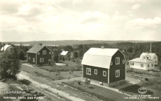 Filipstad, Nykroppa. Utsikt med Kyrkan 1949 Filipstad, Nykroppa. Utsikt med Kyrkan 1949
