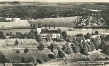 Askersund, Flygfoto över Hammars Kyrka 1946