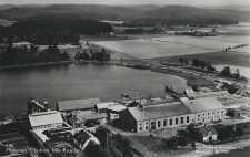Askersund, Hammars Glasbruk från Flygplan 1946 Askersund, Hammars Glasbruk från Flygplan 1946