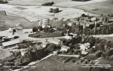 Askersund, Flygfoto över Åsbrohemmet, Åsbro 1962