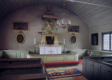 Askersund, Hammar, Sundbo, Olshammar Kyrka, Birgittakyrkan,Altare, Interiör Askersund, Hammar, Sundbo, Olshammar Kyrka, Birgittakyrkan,Altare, Interiör