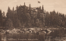 Ludvika, Hotell Saxenborg, Grangärden från sjösidan 1926 Ludvika, Hotell Saxenborg, Grangärden från sjösidan 1926