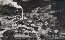 Ludvika, Fredriksbergs Cellulosafabriker, flygfoto 1947 Ludvika, Fredriksbergs Cellulosafabriker, flygfoto 1947