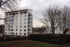 Hus ett och två, från Ålkilsplan Hus ett och två, från Ålkilsplan