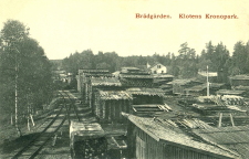 Brädgård, Klotens Kronopark 1910 Brädgård, Klotens Kronopark 1910