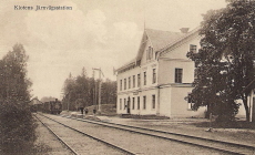 Klotens Järnvägsstation 1910 Klotens Järnvägsstation 1910
