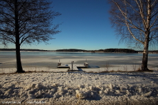 Bryggan mot Lindesjön