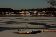 Bryggan på Lindesjön