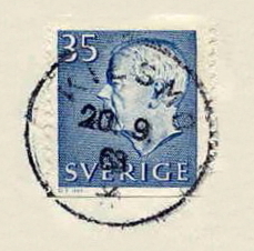 Kilsmo Frimärke 20/9 1963 Kilsmo Frimärke 20/9 1963