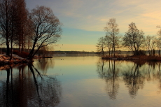 Ingången till Lindesjön