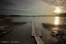 Snöbryggan mot Lindesjön