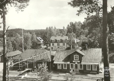 Södertälje, Mölnbo Järnvägsstationen 1958 Södertälje, Mölnbo Järnvägsstationen 1958