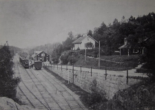Södertälje, Mölnbo Post och Järnvägsstationen 1897 Södertälje, Mölnbo Post och Järnvägsstationen 1897