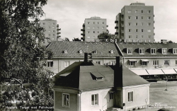 Hagfors. Torget med Polishuset