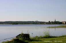 Lindesjön Trallingen och kyrkan Lindesjön Trallingen och kyrkan