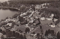 Askersund, Flygfoto över Mariedam  1939