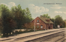 Askersund, Järnvägsstationen Mariedam 1920 Askersund, Järnvägsstationen Mariedam 1920