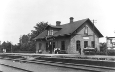 Askersund, Mariedam Järnvägsstation  1916