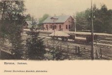 Askersund, Mariedam, Stationen 1903 Askersund, Mariedam, Stationen 1903