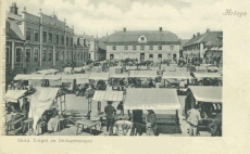 Arboga Stora Torget en Lördagsmorgon 1901