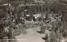 Flygfoto över Långbergsgården, Tällberg