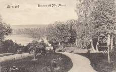 Karlstad, Wärmland, Edsgatan vid sjön Alstern Karlstad, Wärmland, Edsgatan vid sjön Alstern