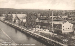 Munkfors, Munkfors Bruk och Kraftverkskanalen 1937 Munkfors, Munkfors Bruk och Kraftverkskanalen 1937