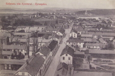 Hedemora från Kyrktornet, Kyrkogatan Hedemora från Kyrktornet, Kyrkogatan