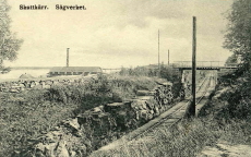 Karlstad, Skattkärr Sågverket 1910