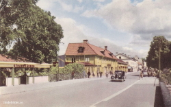 Köping. Parti av Storgatan 1965 Köping. Parti av Storgatan 1965